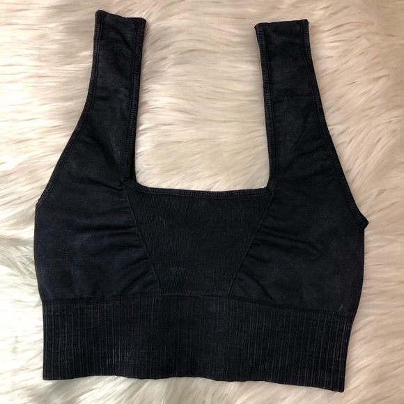 FREE PEOPLE Good Karma Square Neck Bra Crop Top XS/S - Picture 4 of 9